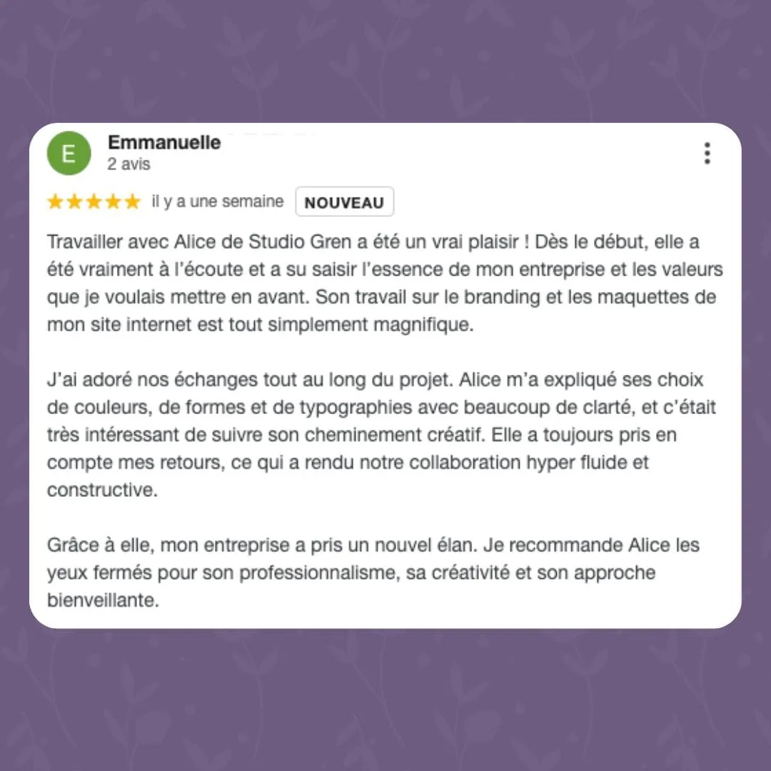 Etudes en vert - avis